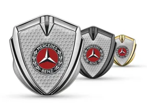 Mercedes Car Badges Minimal Design Universal Metal